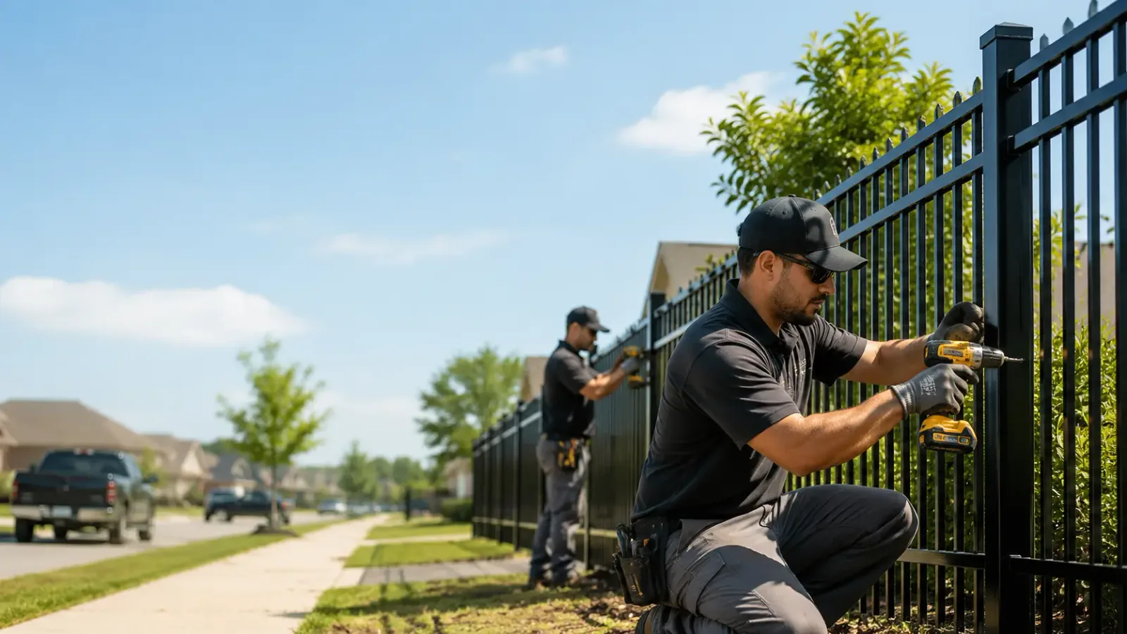 Metal Fence Installation in Lisbon, IA